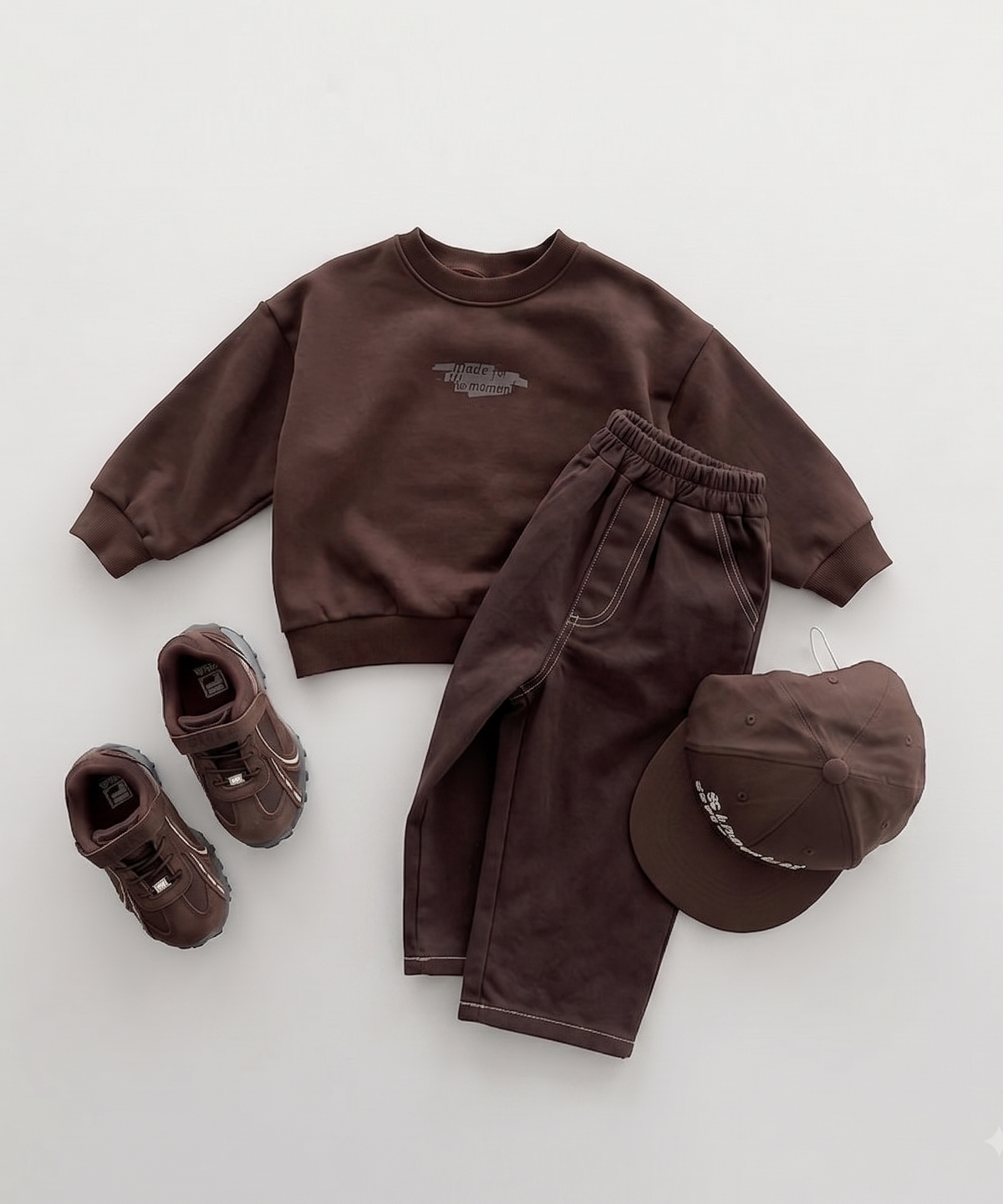 Stitch Pants Brown
