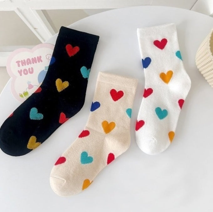 3 Pairs Love Socks