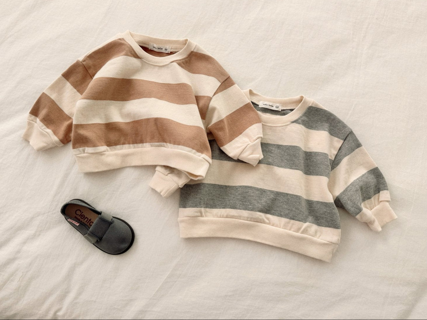 Milk Stripe Sweater