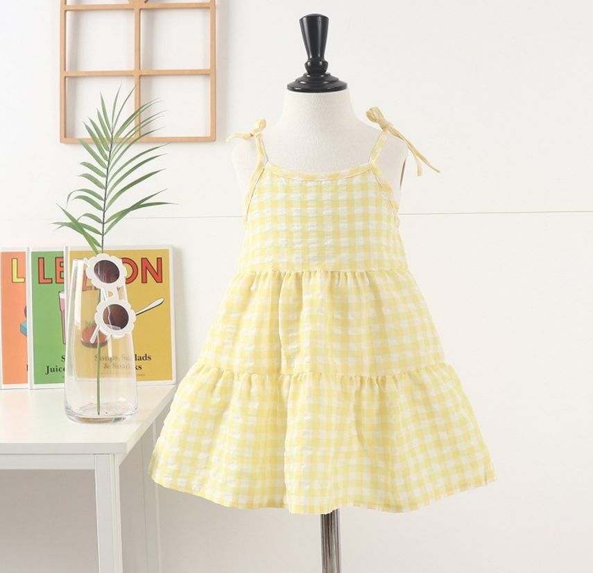 Check Strap Dress