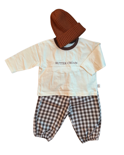 Autumn Pants Brown Check