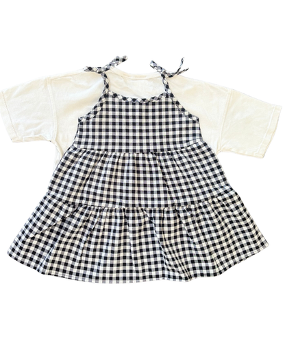 Check Strap Dress