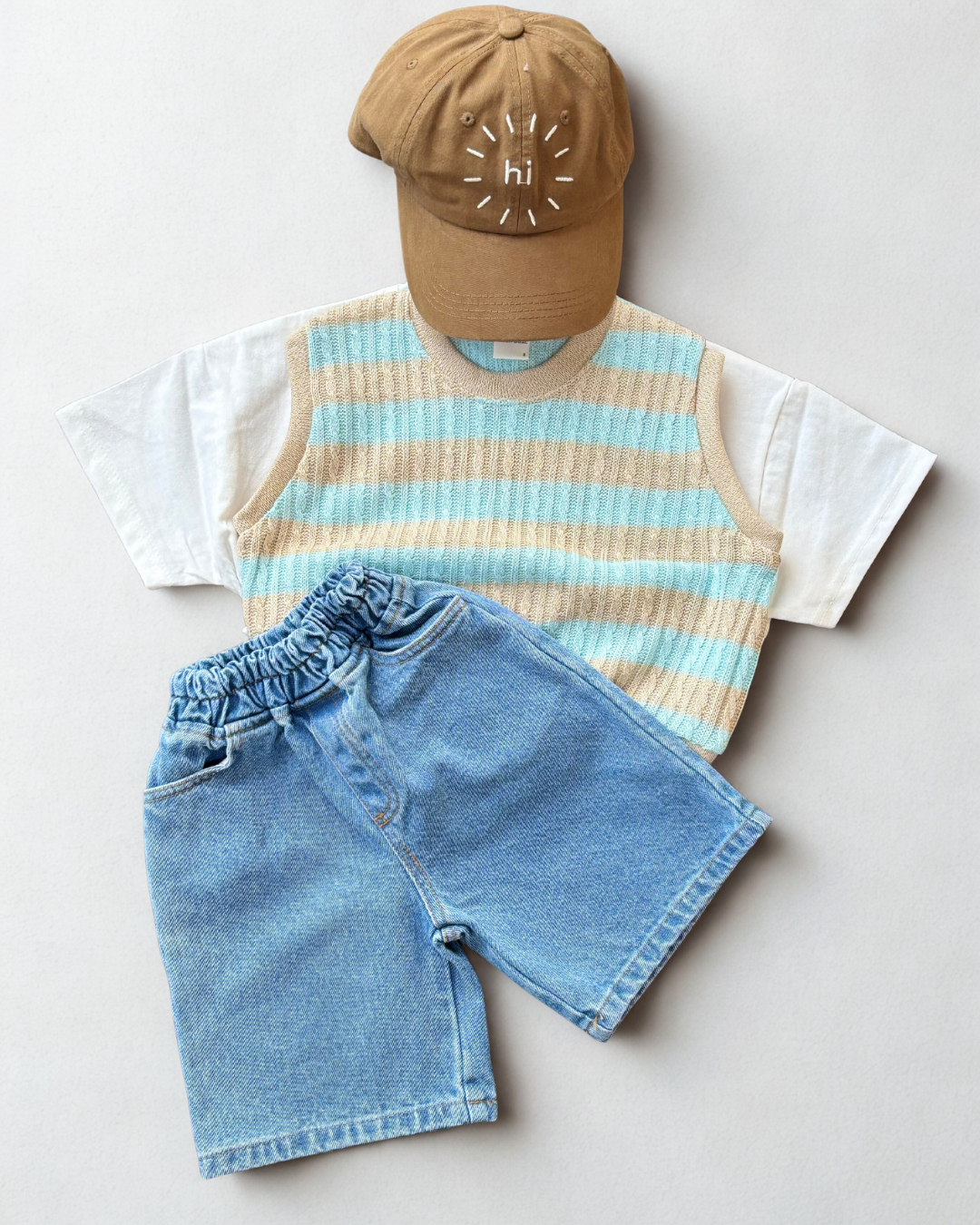 Bermuda Denim Pants