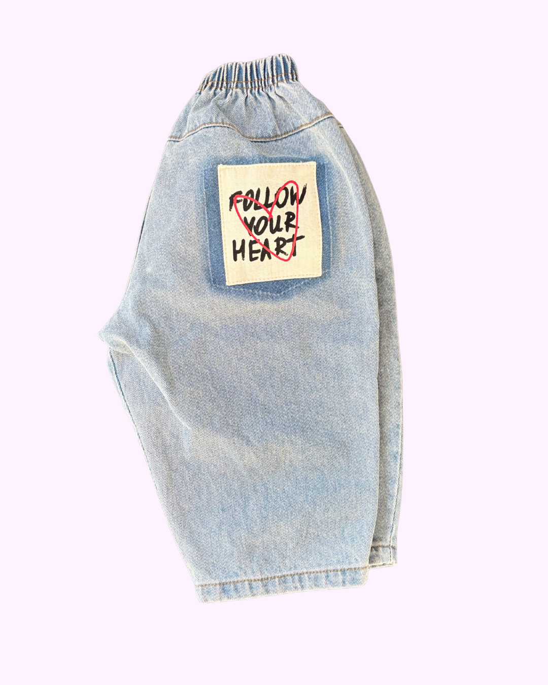 Heart Denim Pants
