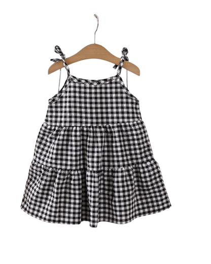 Check Strap Dress