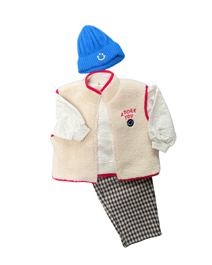 Smile Fleece Vest