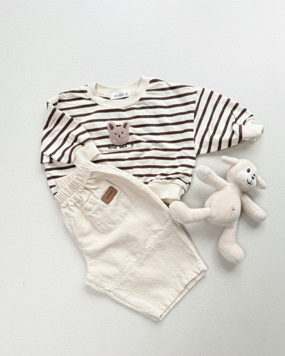 Bunny Stripe Sweatshirt
