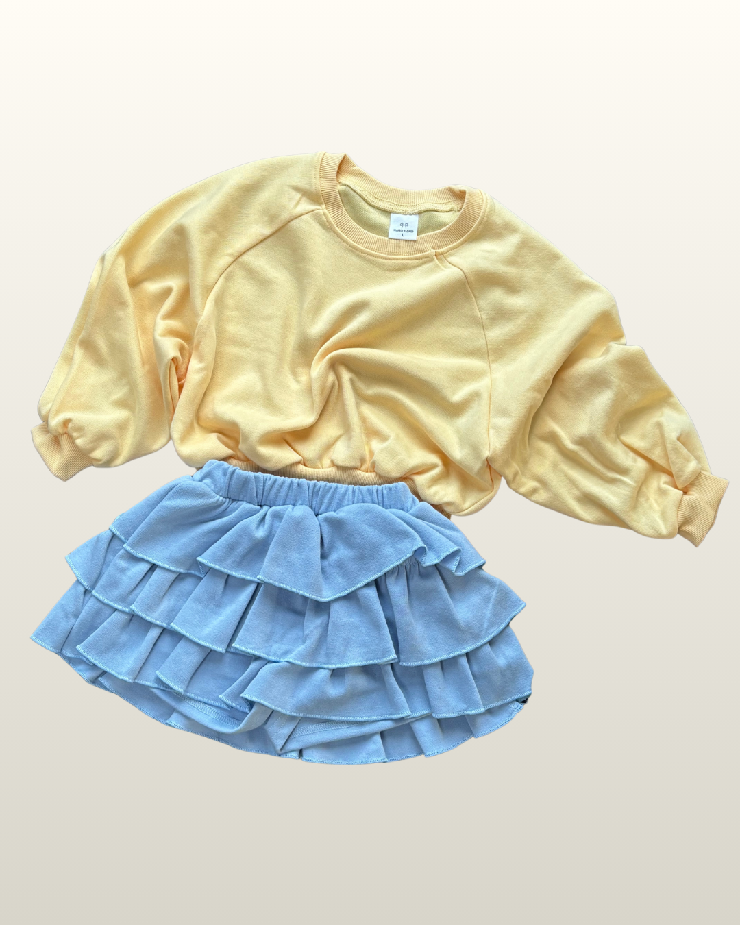 Ruffle Skirt Sky