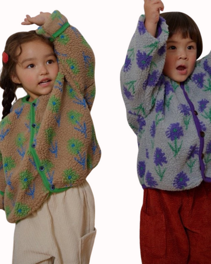Flower Fleece Vest