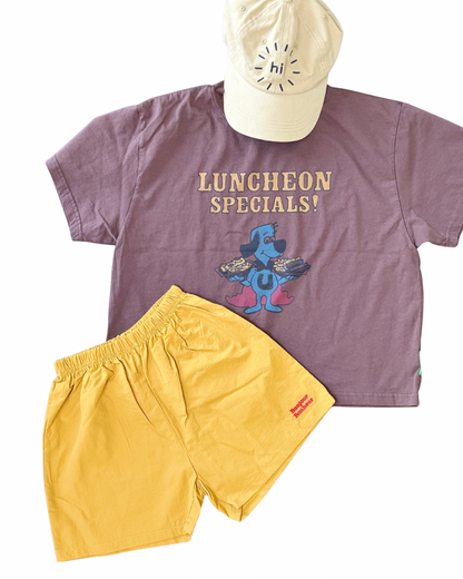 Bonjour Bonheur Shorts Yellow