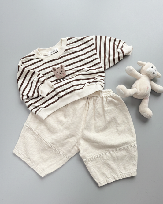 Bunny Stripe Sweatshirt