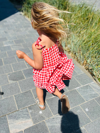 Check Strap Dress