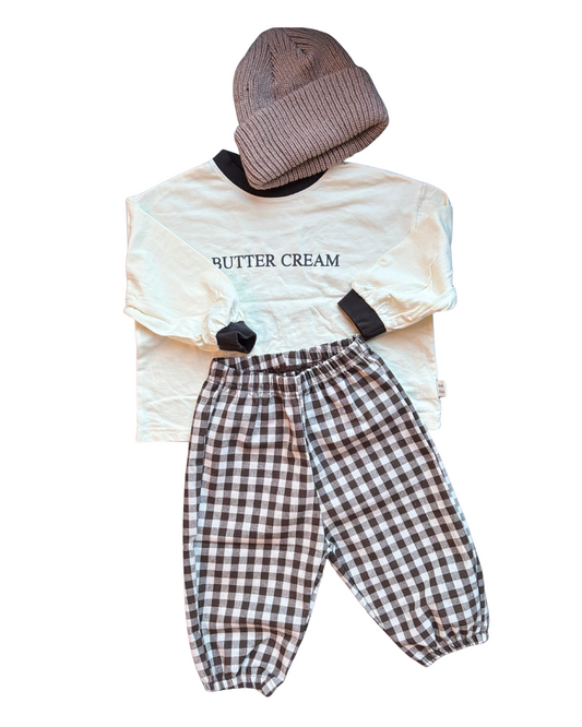 Autumn Pants Brown Check