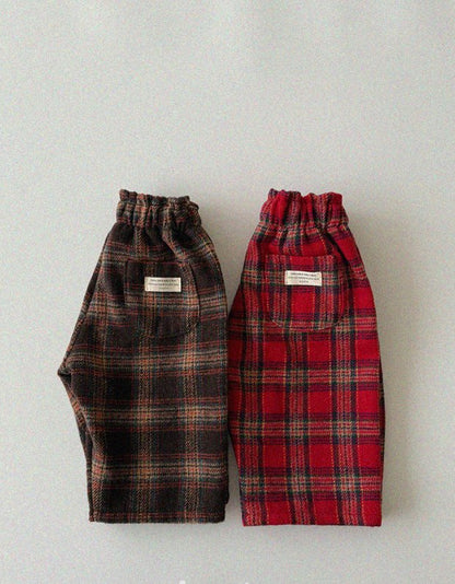 Winter Check Pants