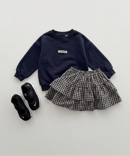 Label Sweatshirt Navy