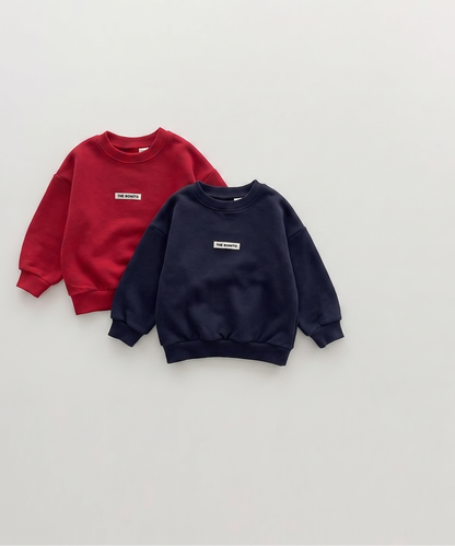 Label Sweatshirt Navy