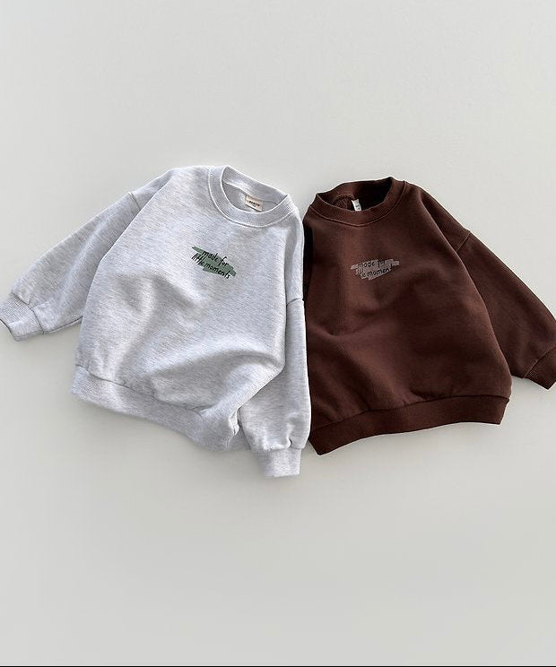 Moment Sweatshirt White Melange