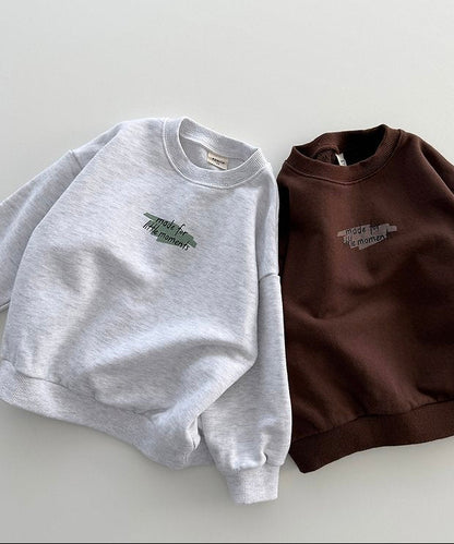 Moment Sweatshirt White Melange
