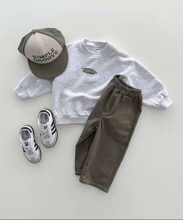 Stitch Pants Khaki