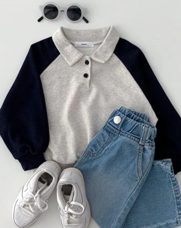 Collar Sweatshirt