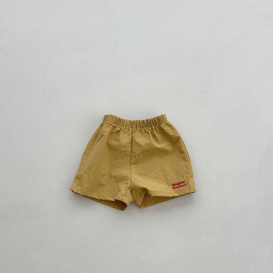 Bonjour Bonheur Shorts Yellow