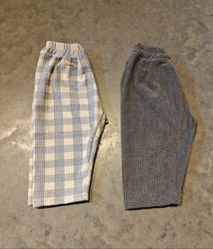 Grey Soft Corduroy Pants