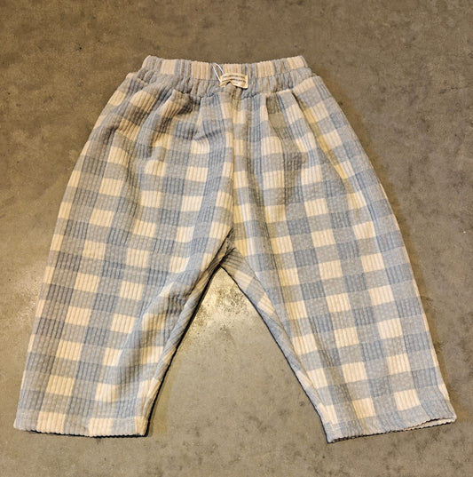 Blue Check Pants