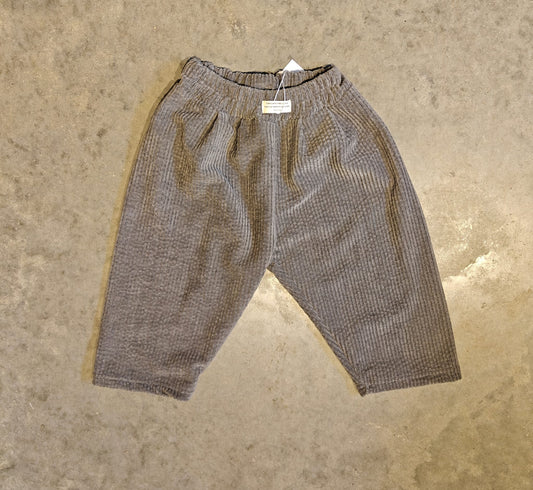 Grey Soft Corduroy Pants