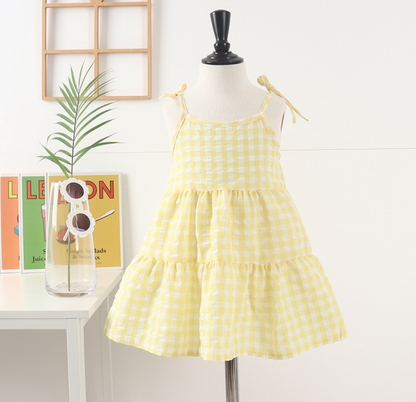 Check Strap Dress