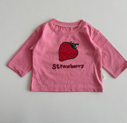 Strawberry Tee Pink