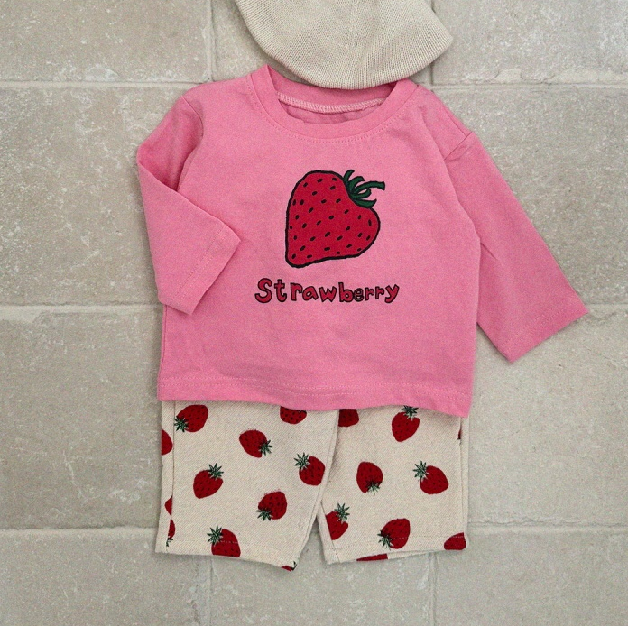 Strawberry Tee Pink